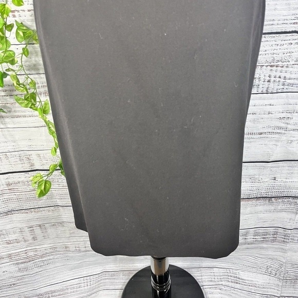 JM Collection Tummy Control Skirt sz 10 Black Classic Straight Pencil Knee Slim - Picture 7 of 12